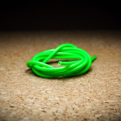 Трубка силикон TFF Silicone Tube Hook Holder 3mm 1m Fl Green фото 1