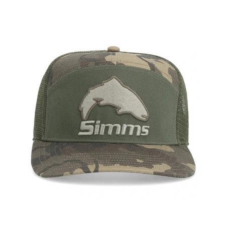 Бейсболка SIMMS Brown Trout 7-Panel Olive фото