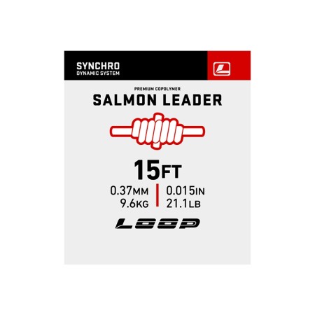 Подлесок Loop Synchro Salmon Leader Light 15' 0.37mm фото