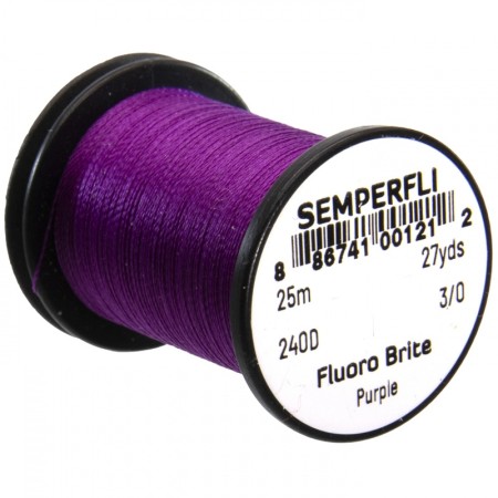 Нить Semperfli Fluoro Brite 25m Purple фото
