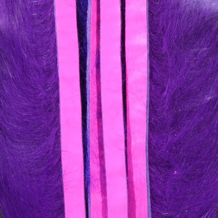 Кролик Hareline Bling Rabbit Strips #35 Bright Purple/Fl Pink Accent фото