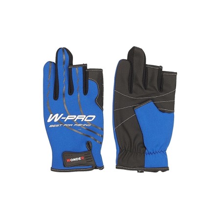 Перчатки Wonder Gloves W-Pro 3-Open Finger Blue - L фото