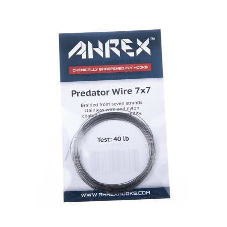 Тросик Ahrex Predator Wire 7X7 40lb 0.60mm 5m Stealth Grey фото