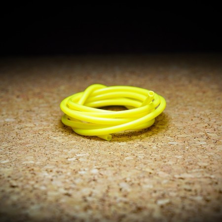 Трубка силикон TFF Silicone Tube Hook Holder 2.5mm 1m Fl Yellow/Chartreuse фото