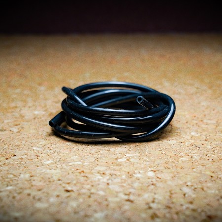 Трубка силикон TFF Silicone Tube Hook Holder 2.5mm 1m Black фото