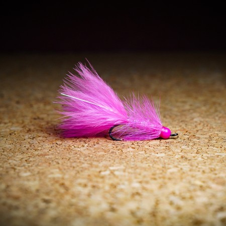 Муха нахлыст CRM Woolly Bugger Salmon TH 4.5mm #6 Fl Pink фото