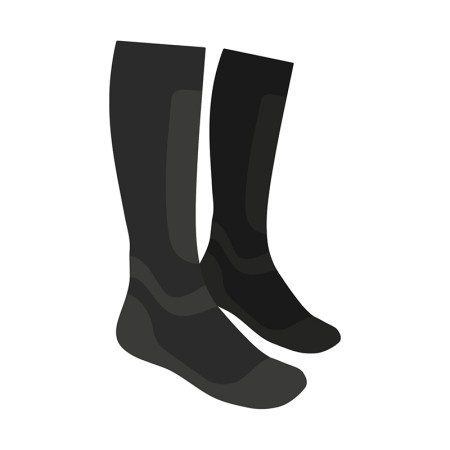 Носки Loop Merino Tech Sock Black/Dark Slate 36-39 фото