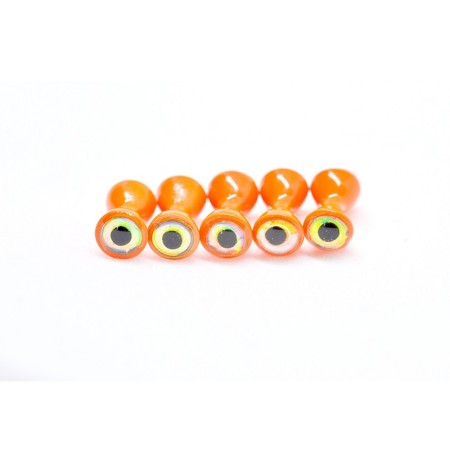 Глазки-гантели Future Fly 3D Dumbell Eye Fl Orange 4.8mm 10pcs фото