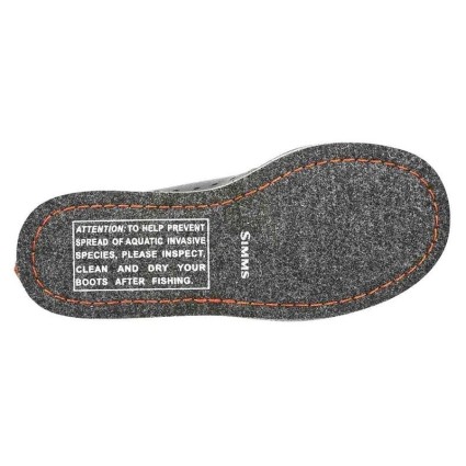 Ботинки SIMMS Tributary Boot Felt Carbon #10 фото 4