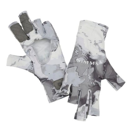 Перчатки SIMMS SolarFlex SunGlove Cloud Camo Grey S фото