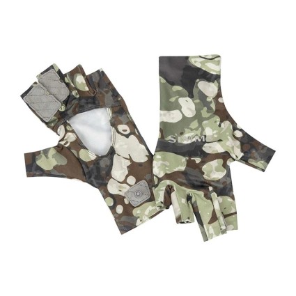 Перчатки SIMMS SolarFlex SunGlove Riparian Camo M фото