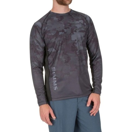 Термофутболка SIMMS Challenger Solar Tech Jersey Hex Flo Camo Carbon XL фото 2