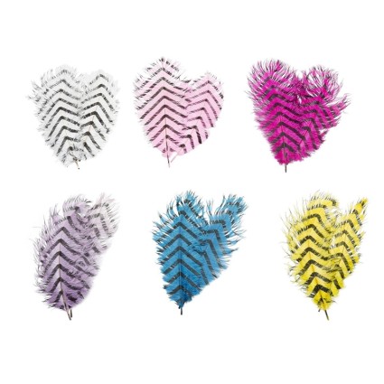 Перья OPST Barred Ostrich White фото