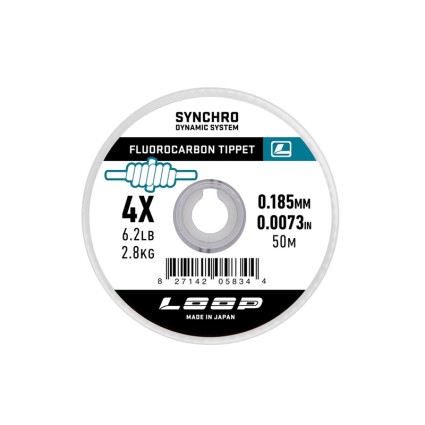 Типпет Loop Synchro Fluorocarbon 2X 0.235mm 8.6lbs фото