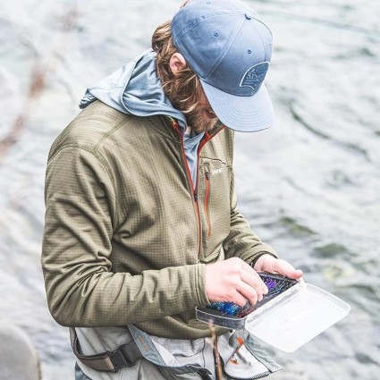 Пуловер SIMMS Thermal 1/4 Zip Top Dark Stone XL фото 2