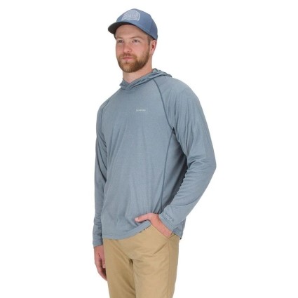 Термофутболка SIMMS SolarFlex Hoody Storm Heather 2XL фото 3