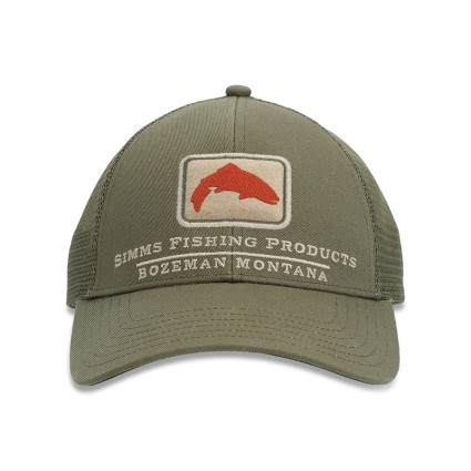 Бейсболка SIMMS Trout Icon Trucker Riffle Green фото 1