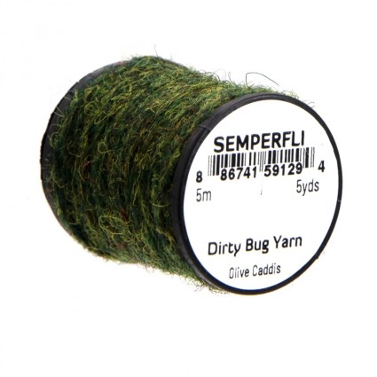 Шерсть Semperfli Dirty Bug Yarn 5m Olive Caddis фото 1