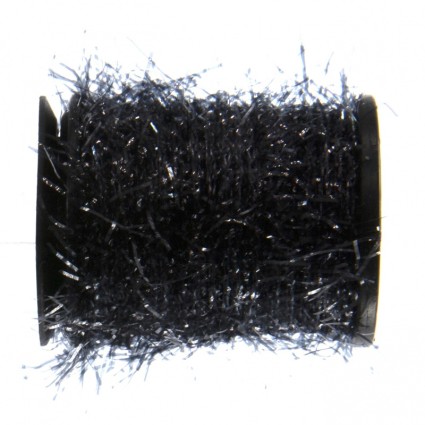 Синель Semperfli Ice Straggle Chenille Black фото 2