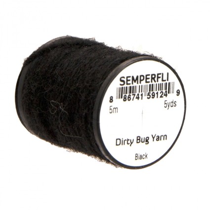 Шерсть Semperfli Dirty Bug Yarn 5m Black фото 1