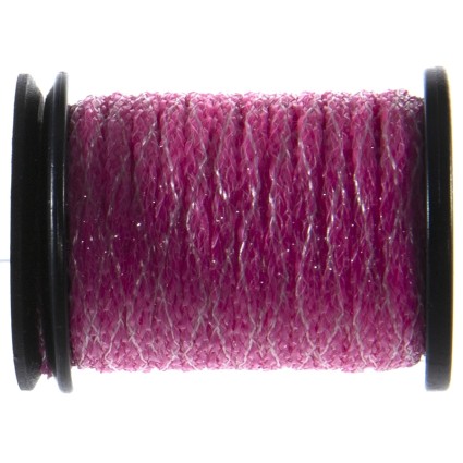 Люрекс Semperfli Flat Braid 1.5mm 4m 1/16" Fl Pink фото 2