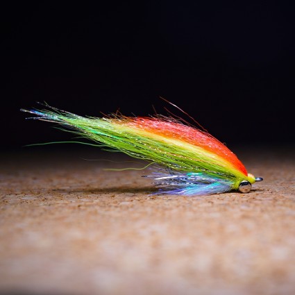 Муха Стример TFF Aspius Clouser #1 8см 1г Fl Orange/Fl Yellow/Fl Chartreuse фото