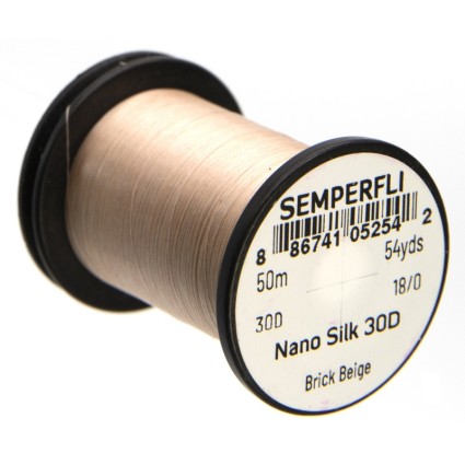 Нитки Semperfli Nano Silk Ultra 30D 50m 18/0 Brick Beige фото 1