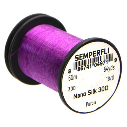 Нитки Semperfli Nano Silk Ultra 30D 50m 18/0 Purple фото 1