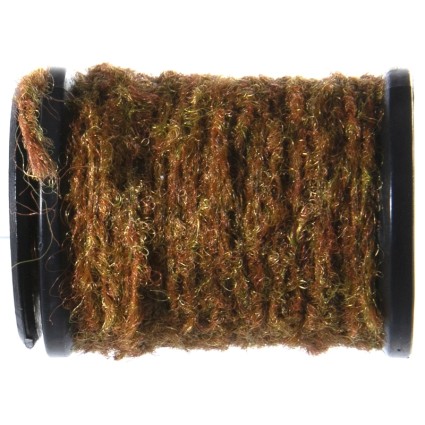 Шерсть Semperfli Dry Fly Polyyarn 3.6m Caddis Brown фото 2