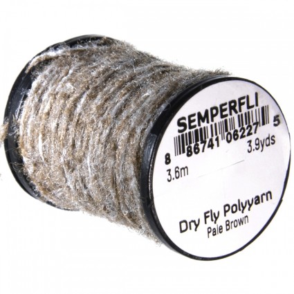Шерсть Semperfli Dry Fly Polyyarn 3.6m Pale Brown фото 1