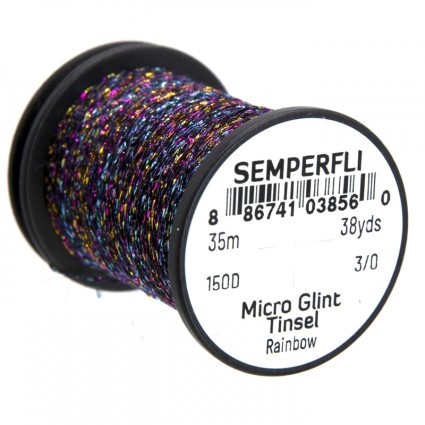 Люрекс Semperfli Micro Glint Nymph Tinsel 35m Rainbow фото 1