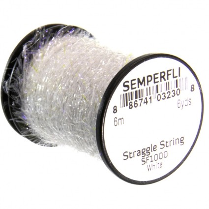 Тесьма Semperfli Straggle String Micro Chenille 6m White фото 1