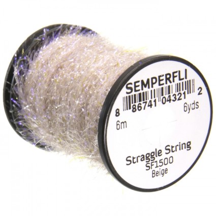Тесьма Semperfli Straggle String Micro Chenille 6m Beige фото 1
