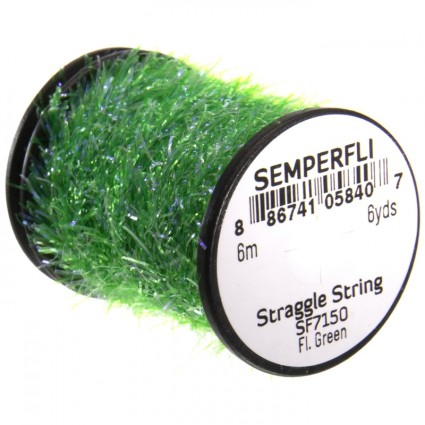 Тесьма Semperfli Straggle String Micro Chenille 6m Fl Green фото 1