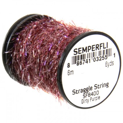 Тесьма Semperfli Straggle String Micro Chenille 6m Dirty Purple фото 1