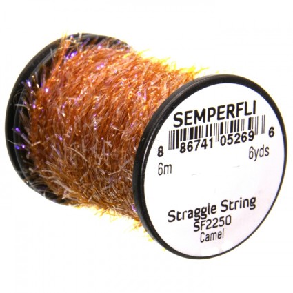 Тесьма Semperfli Straggle String Micro Chenille 6m Camel фото 1