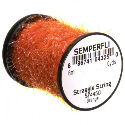 Тесьма Semperfli Straggle String Micro Chenille 6m Orange фото 1