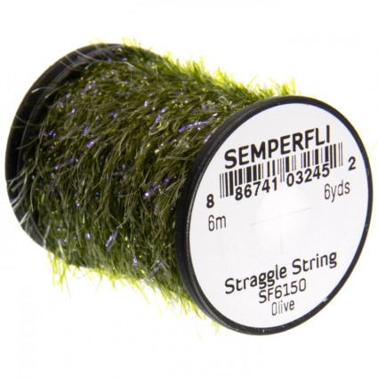 Тесьма Semperfli Straggle String Micro Chenille 6m Olive фото 1