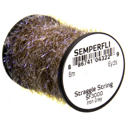 Тесьма Semperfli Straggle String Micro Chenille 6m Iron Grey фото 1