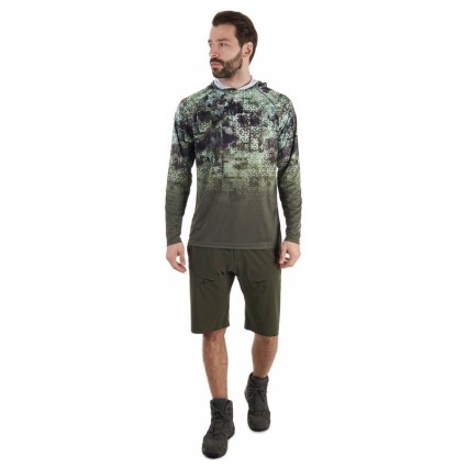 Термофутболка FHM Mark Hoodie V2 Принт хаки/хаки S  фото 7