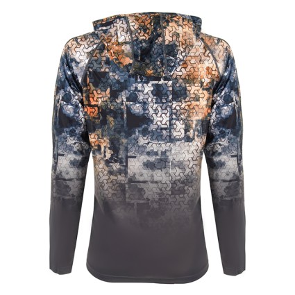 Термофутболка FHM Mark Hoodie V2 Принт серо-оранжевый/серый M фото 2