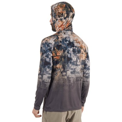 Термофутболка FHM Mark Hoodie V2 Принт серо-оранжевый/серый M фото 4