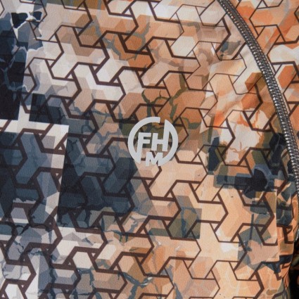 Термофутболка FHM Mark Hoodie V2 Принт серо-оранжевый/серый M фото 5