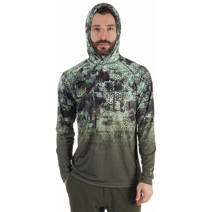 Термофутболка FHM Mark Hoodie V2 Принт хаки/хаки XL фото 3