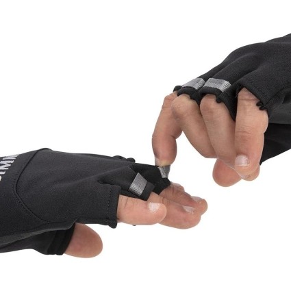 Перчатки SIMMS Freestone Half Finger Mitt - Black L фото 4