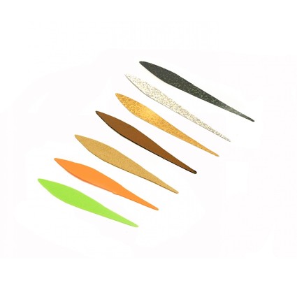 Хвост Fishon Wave Tails L Fluo Orange 7pcs фото 2