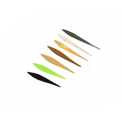 Хвост Fishon Wave Tails M Yellow Fluo 7pcs фото 2