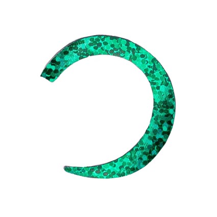 Хвост Fishon Wiggle Tails M Holographic Green 6pcs фото