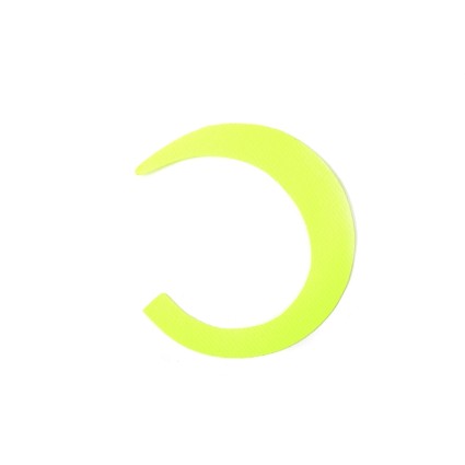 Хвост Fishon Wiggle Tails M Yellow Fluo 6pcs фото 1