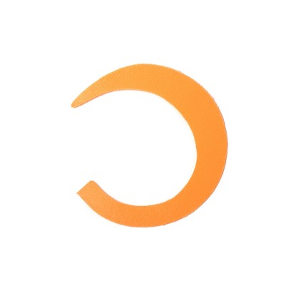 Хвост Fishon Wiggle Tails M Orange Fluo 6pcs фото 1